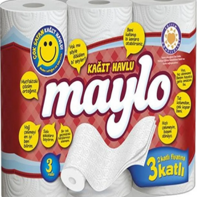 Maylo Kağıt Havlu 3 Katlı 3 Rulo