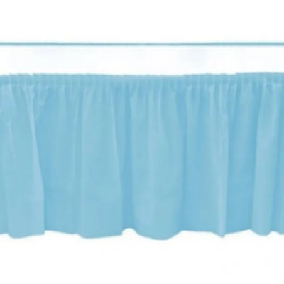 Roll-Up Plastik Masa Örtüsü Açık Mavi