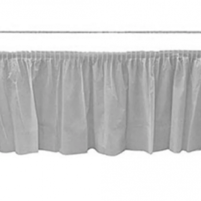 Roll-Up Plastik Masa Örtüsü Gümüş