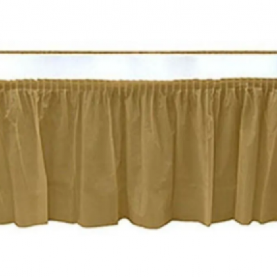 Roll-Up Plastik Masa Örtüsü Gold